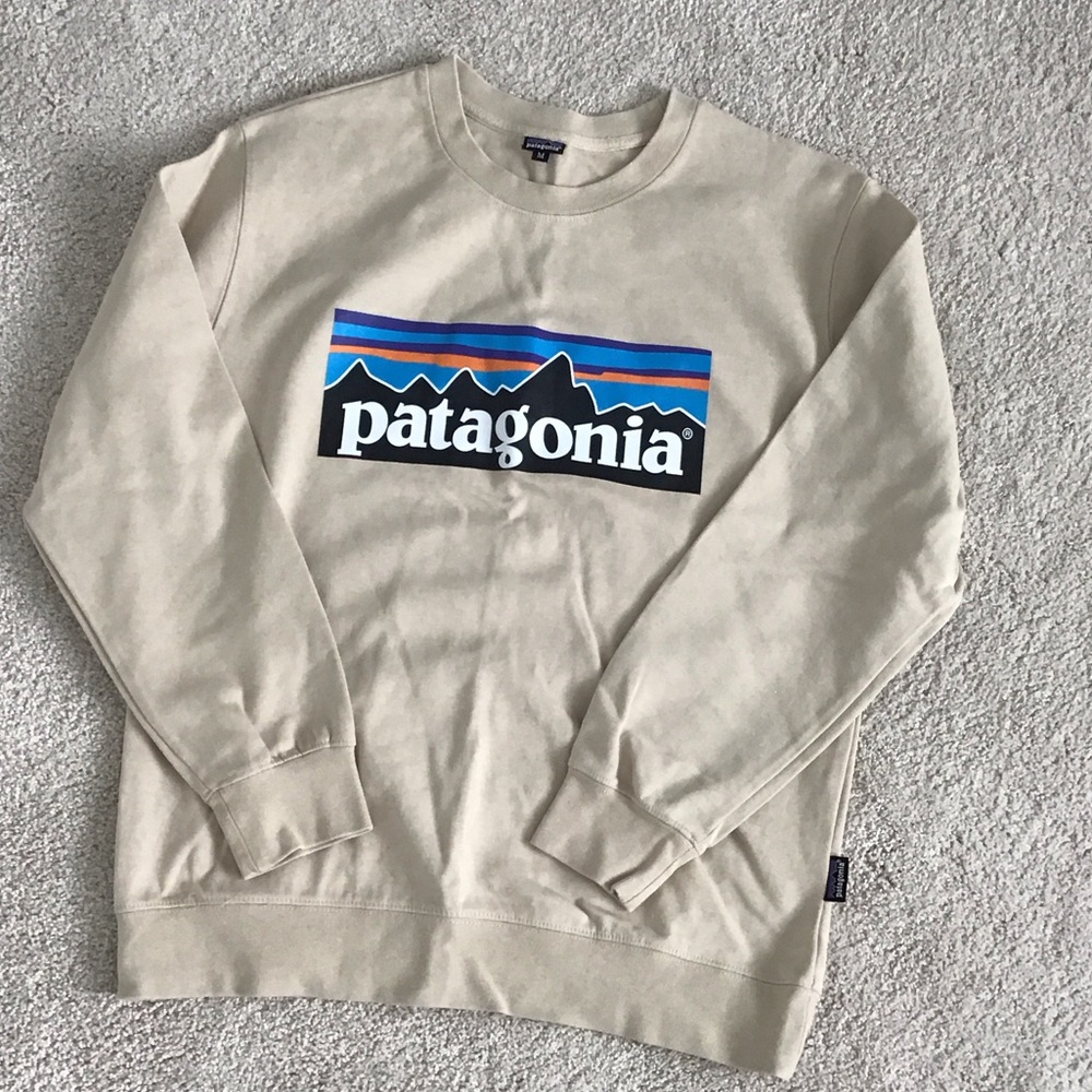 Patagonia Womens  Tan Crewneck Sweater